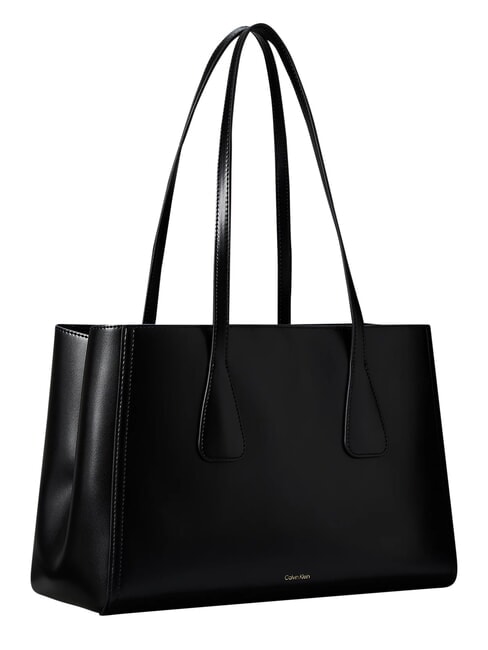 CK MEDIUM  Le sac bandouli&egrave;re sur noir - Sacs pour Femme