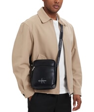 CALVIN KLEIN BOLD LOGO WEBBING sac bandouli&egrave;re sur noir - Sacs en Bandouli&egrave;res pour Homme - 2