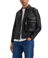 CALVIN KLEIN BOLD LOGO WEBBING sac bandouli&egrave;re sur noir - Sacs en Bandouli&egrave;res pour Homme - 2