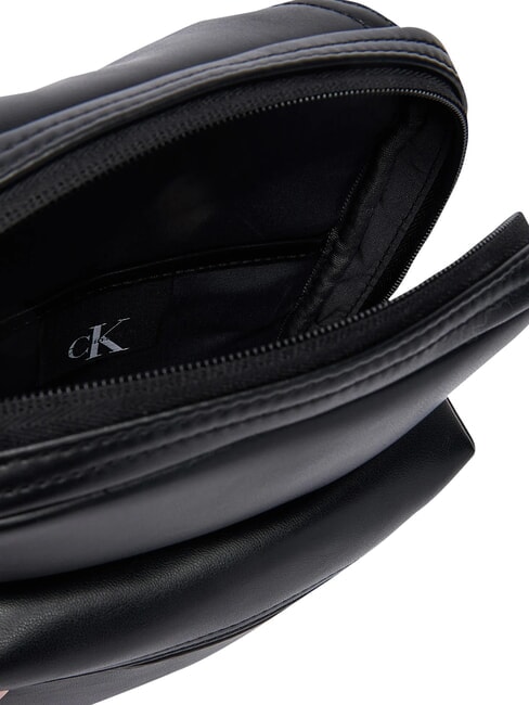 BOLD LOGO WEBBING sac bandouli&egrave;re sur noir - Sacs en Bandouli&egrave;res pour Homme