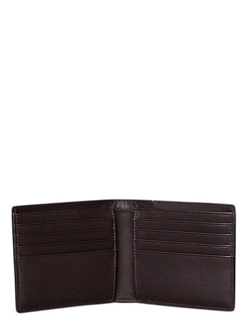 RAISED portefeuille en cuir brun fonc&eacute; - Portefeuilles Homme
