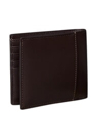 CALVIN KLEIN RAISED portefeuille en cuir brun fonc&eacute; - Portefeuilles Homme - 3