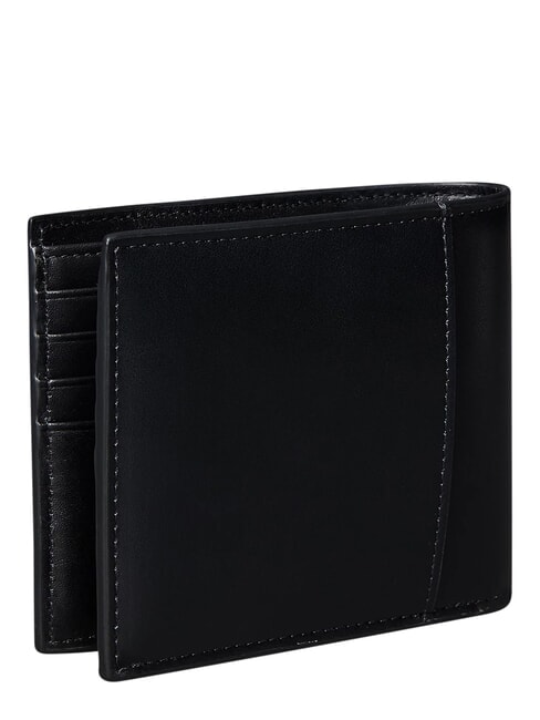 RAISED portefeuille en cuir sur noir - Portefeuilles Homme