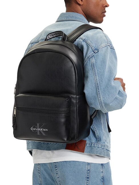 BOLD LOGO WEBBING Sac &agrave; dos pour ordinateur portable sur noir - Sacs &agrave; dos pour ordinateur portable