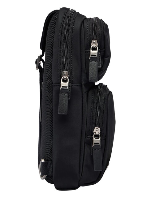 CLEAN SQUARE sac bandouli&egrave;re sur noir - Sacs en Bandouli&egrave;res pour Homme