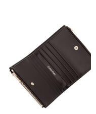 CALVIN KLEIN EMBLEM AOP portefeuille &agrave; double fermeture &eacute;clair aop noir - Portefeuilles Femme - 2