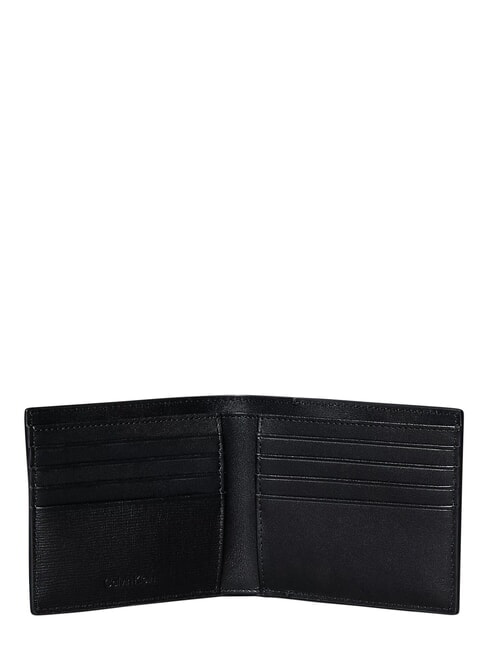 REFINED portefeuille en cuir sur noir - Portefeuilles Homme