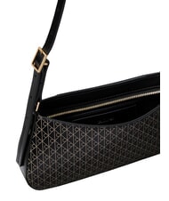 CALVIN KLEIN EMBLEM AOP Sac bandouli&egrave;re ajustable aop noir - Sacs pour Femme - 4