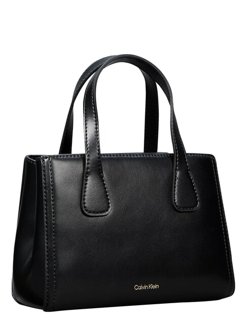 CK MINI Mini sac &agrave; main avec bandouli&egrave;re sur noir - Sacs pour Femme