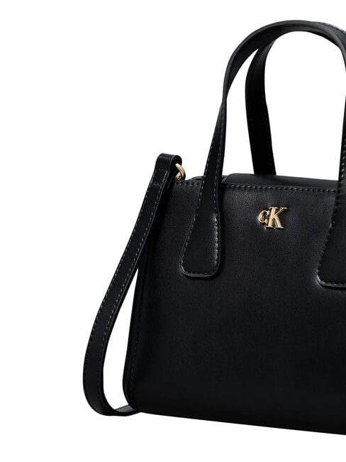 CK MINI Mini sac &agrave; main avec bandouli&egrave;re sur noir - Sacs pour Femme