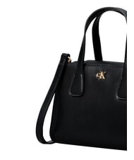 CALVIN KLEIN CK MINI Mini sac &agrave; main avec bandouli&egrave;re sur noir - Sacs pour Femme - 4