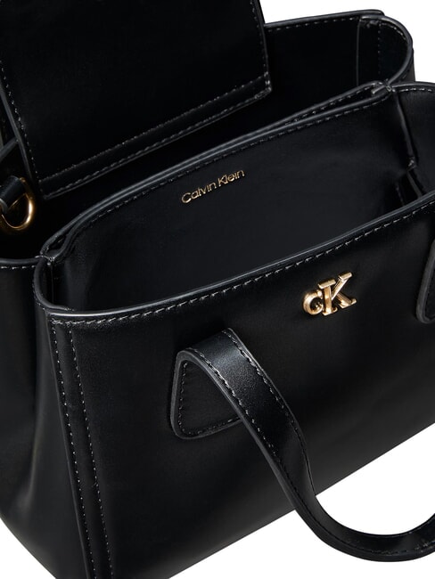 CK MINI Mini sac &agrave; main avec bandouli&egrave;re sur noir - Sacs pour Femme