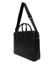 CALVIN KLEIN RAISED Sac pour ordinateur portable, avec bandouli&egrave;re sur noir - Porte Documents Travail - 5