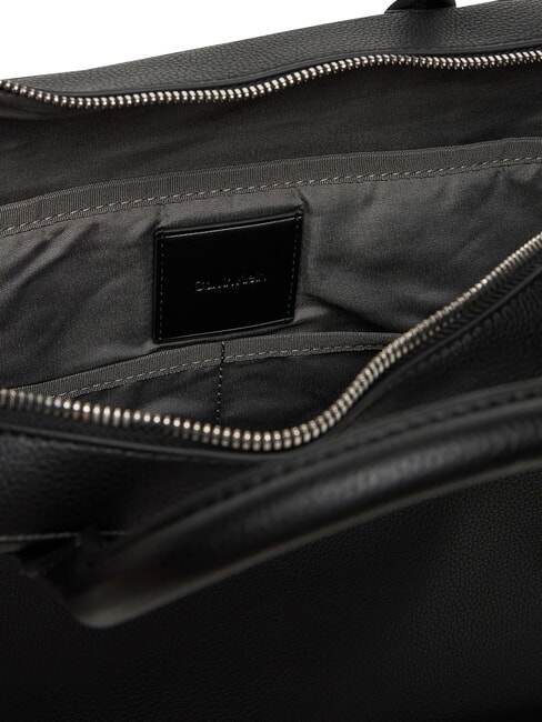 RAISED Sac pour ordinateur portable, avec bandouli&egrave;re sur noir - Porte Documents Travail