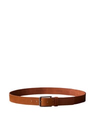 CALVIN KLEIN WARMTH  Ceinture en cuir ck cognac/argent antique - Ceintures - 2