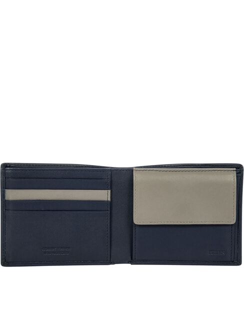 BERNINA Portefeuille en cuir porte-monnaie oc&eacute;an - Portefeuilles Homme