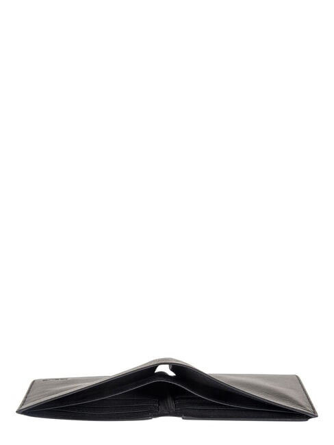 BERNINA Portefeuille en cuir porte-monnaie Noir - Portefeuilles Homme