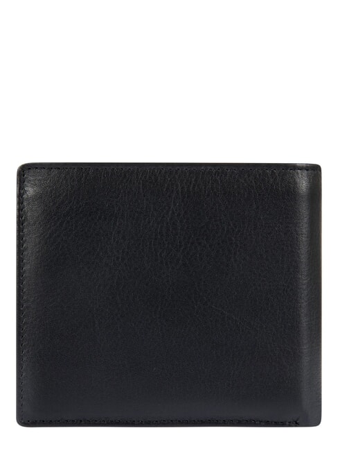 BERNINA Portefeuille en cuir porte-monnaie Noir - Portefeuilles Homme