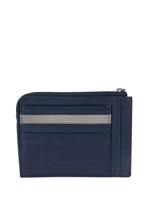 BERNINA  Portefeuille plat en cuir oc&eacute;an - Portefeuilles Femme