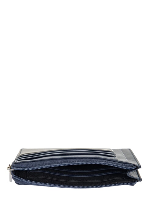 BERNINA  Portefeuille plat en cuir oc&eacute;an - Portefeuilles Femme