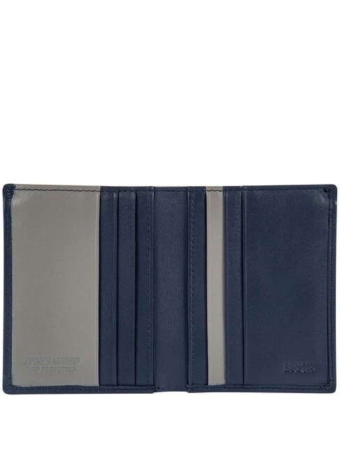 BERNINA Porte-cartes de cr&eacute;dit en cuir 6cc oc&eacute;an - Portefeuilles Homme