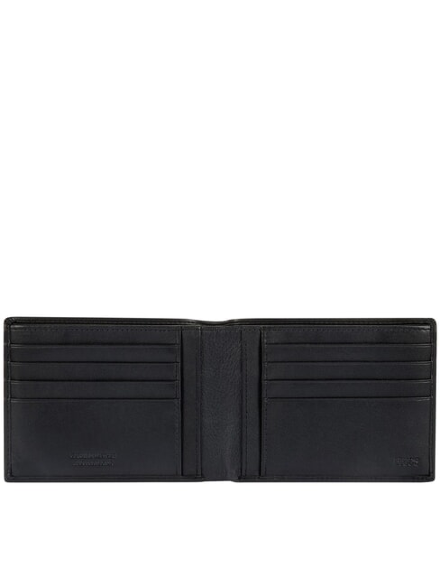 BERNINA Portefeuille en cuir 8cc Noir - Portefeuilles Homme