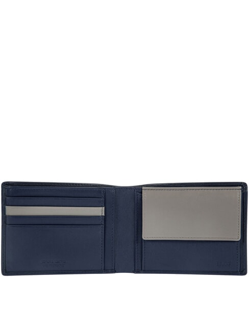 BERNINA portefeuille en cuir oc&eacute;an - Portefeuilles Homme