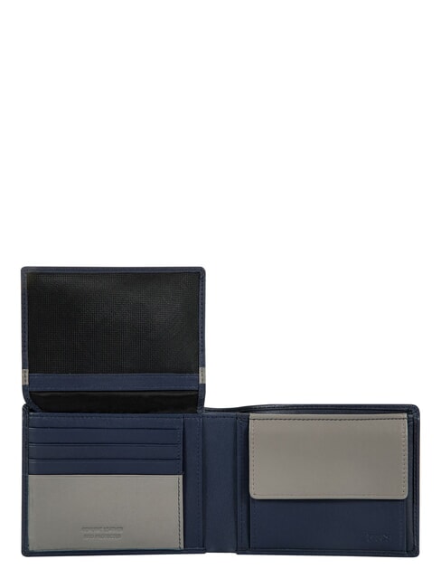 BERNINA Portefeuille en cuir pour homme oc&eacute;an - Portefeuilles Homme