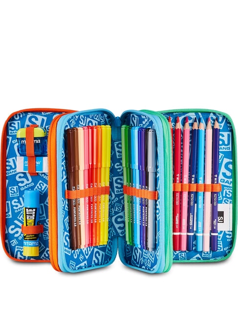 PACE RIDE Trousse &agrave; crayons avec kit scolaire Pineneedle - &Eacute;tuis et Accessoires