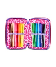 SJGANG GLOWCAT Trousse &agrave; crayons avec kit scolaire lilas doux - &Eacute;tuis et Accessoires - 4