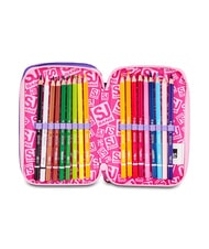 SJGANG GLOWCAT Trousse &agrave; crayons avec kit scolaire lilas doux - &Eacute;tuis et Accessoires - 5