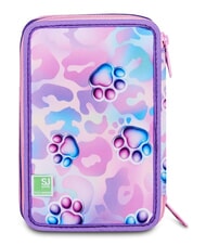 SJGANG GLOWCAT Trousse &agrave; crayons avec kit scolaire lilas doux - &Eacute;tuis et Accessoires - 6