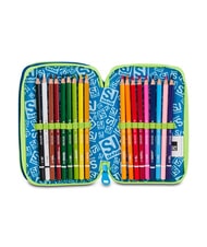 SJGANG SOFT POUCH BOY Trousse &agrave; crayons avec kit scolaire Noir - &Eacute;tuis et Accessoires - 5