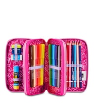 SJGANG SOFT POUCH GIRL Trousse &agrave; crayons avec kit scolaire poup&eacute;e rose - &Eacute;tuis et Accessoires - 2