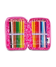 SJGANG SOFT POUCH GIRL Trousse &agrave; crayons avec kit scolaire poup&eacute;e rose - &Eacute;tuis et Accessoires - 5
