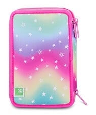 SJGANG SOFT POUCH GIRL Trousse &agrave; crayons avec kit scolaire poup&eacute;e rose - &Eacute;tuis et Accessoires - 6