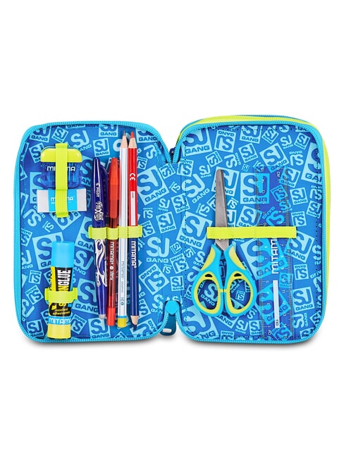 GLOWGAME Trousse &agrave; crayons avec kit scolaire jaune fluorescent - &Eacute;tuis et Accessoires