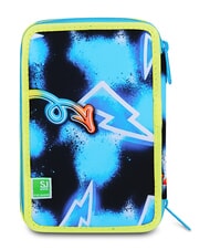SJGANG GLOWGAME Trousse &agrave; crayons avec kit scolaire jaune fluorescent - &Eacute;tuis et Accessoires - 6