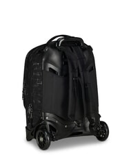INVICTA PLUG FANTASY Sac &agrave; dos trolley d&eacute;tachable gribouillage noir - Sacs &agrave; dos &agrave; roulettes - 2
