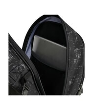 INVICTA PLUG FANTASY Sac &agrave; dos trolley d&eacute;tachable gribouillage noir - Sacs &agrave; dos &agrave; roulettes - 8