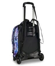 INVICTA PLUG FANTASY Sac &agrave; dos trolley d&eacute;tachable fleurs aquatiques - Sacs &agrave; dos &agrave; roulettes - 3