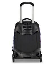 INVICTA PLUG FANTASY Sac &agrave; dos trolley d&eacute;tachable fleurs aquatiques - Sacs &agrave; dos &agrave; roulettes - 4
