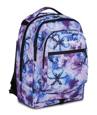 INVICTA PLUG FANTASY Sac &agrave; dos trolley d&eacute;tachable fleurs aquatiques - Sacs &agrave; dos &agrave; roulettes - 6