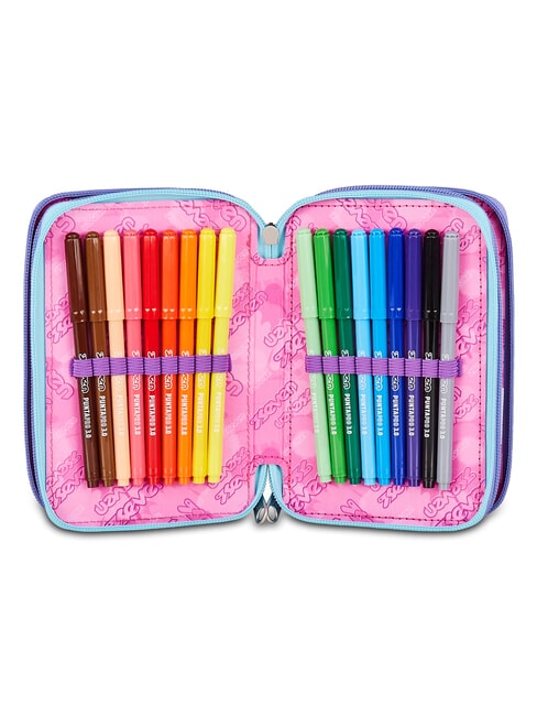 ELECTRICVIBE GIRL Trousse &agrave; crayons avec kit scolaire MOOD INDIGO - &Eacute;tuis et Accessoires
