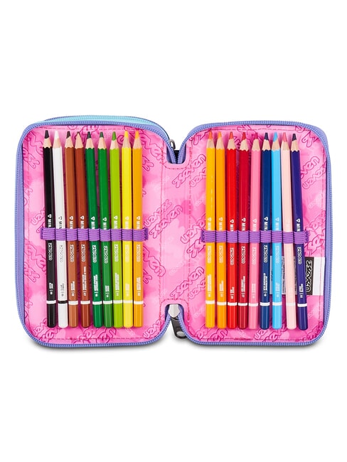 ELECTRICVIBE GIRL Trousse &agrave; crayons avec kit scolaire MOOD INDIGO - &Eacute;tuis et Accessoires