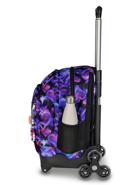 LOVEPASS Sac &agrave; dos &agrave; roulettes d&eacute;tachable violette magique - Sacs &agrave; dos &agrave; roulettes