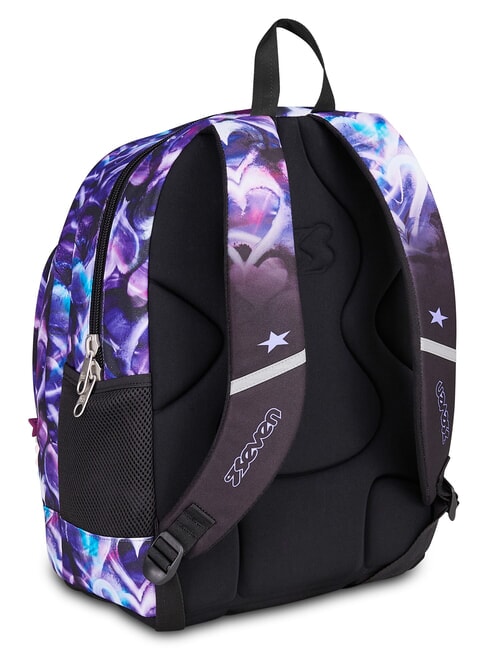 LOVEPASS Sac &agrave; dos &agrave; roulettes d&eacute;tachable violette magique - Sacs &agrave; dos &agrave; roulettes