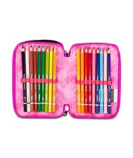 SEVEN PLUMPY LINE GIRL Trousse &agrave; crayons avec kit scolaire Noir - &Eacute;tuis et Accessoires - 5