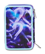 SEVEN LOVEPASS Trousse &agrave; crayons avec kit scolaire violette magique - &Eacute;tuis et Accessoires - 6