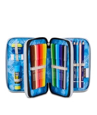 SEVEN PLUMPY LINE BOY Trousse &agrave; crayons avec kit scolaire Noir - &Eacute;tuis et Accessoires - 2